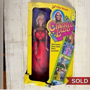 SOLD—Vintage 1978 Mattel Cheryl Ladd Charlie’s Angel Doll #2494 NEW NRFB
